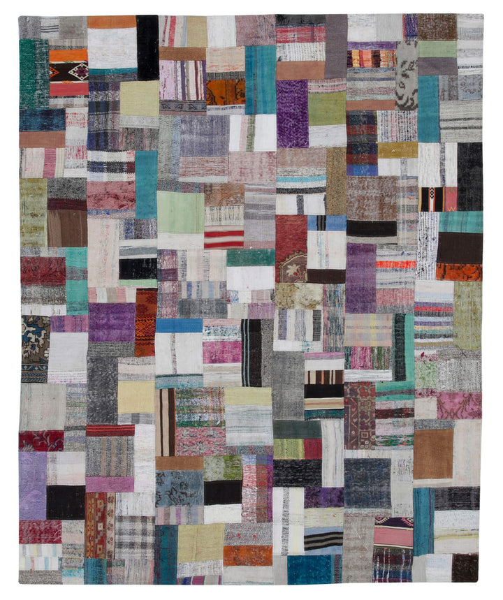 8x10 Multicolor Kilim Patchwork Rug - 30420