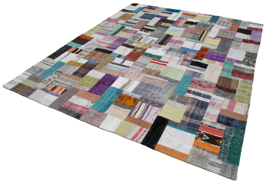 8x10 Multicolor Kilim Patchwork Rug - 30420