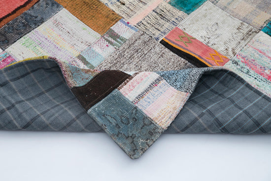 8x10 Multicolor Kilim Patchwork Rug - 30421