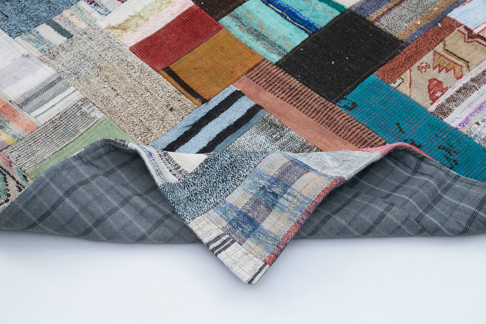 8x10 Multicolor Kilim Patchwork Rug - 30422