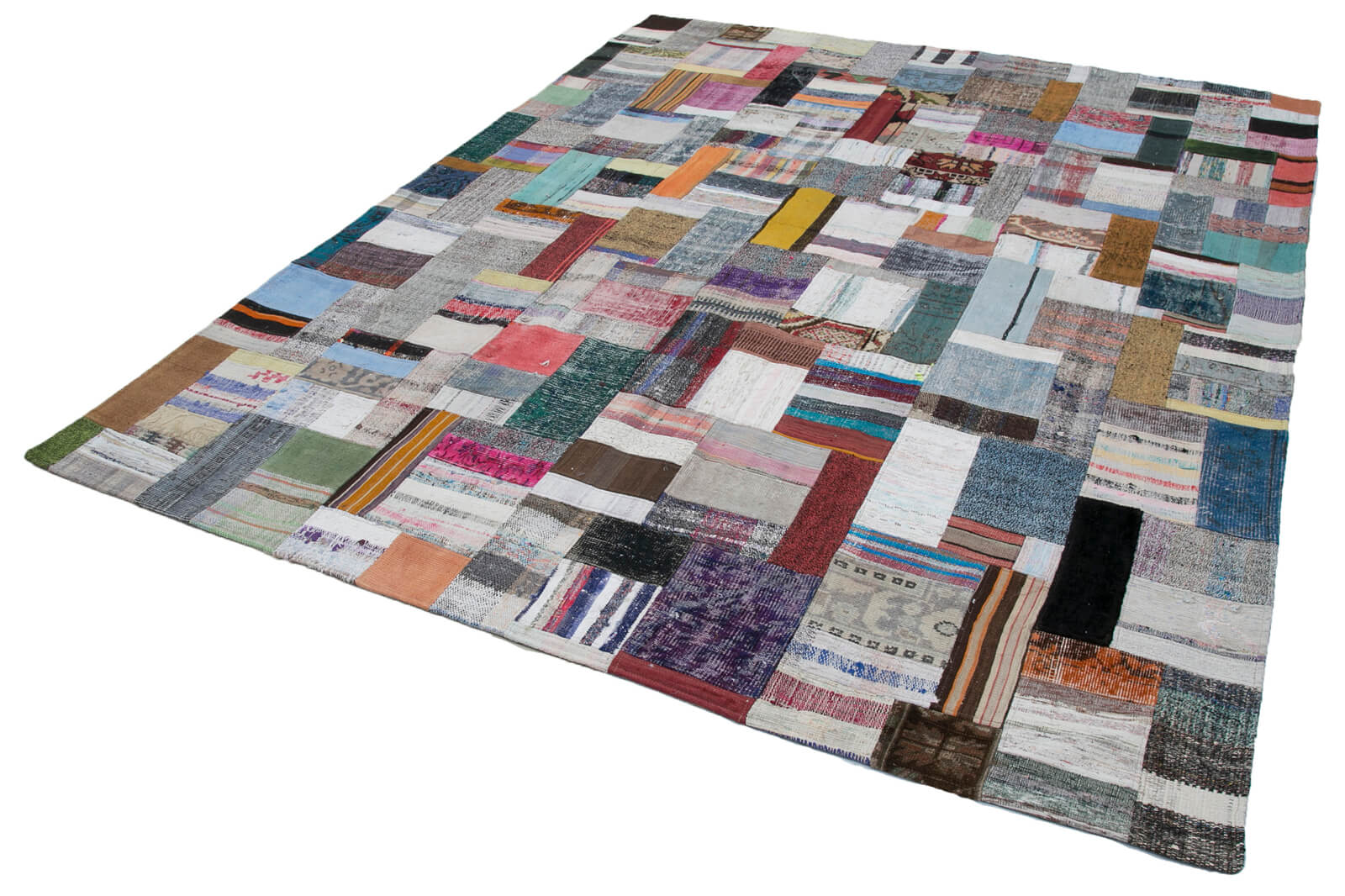 8x10 Multicolor Kilim Patchwork Rug - 30423