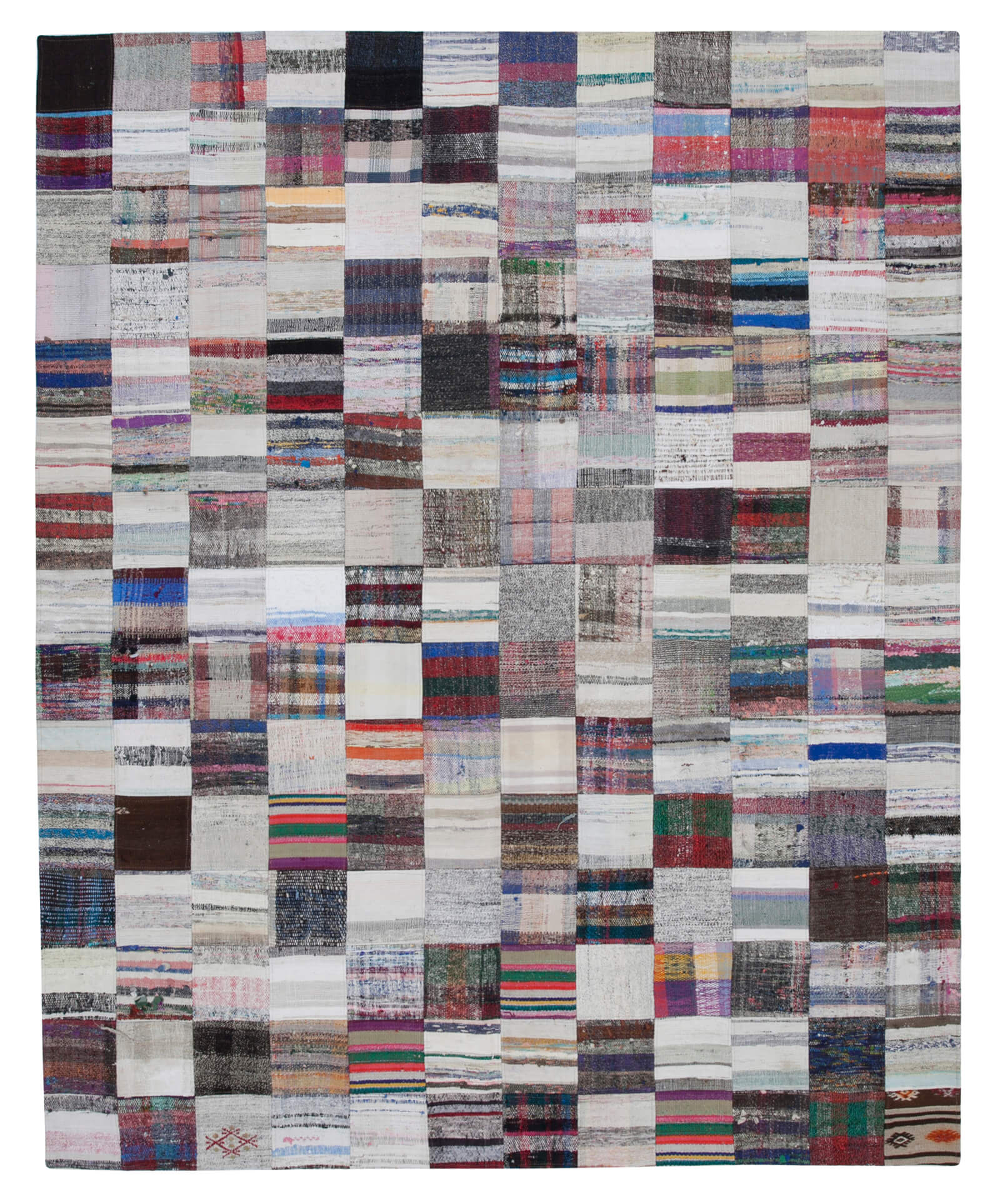 8x10 Multicolor Kilim Patchwork Rug - 30424