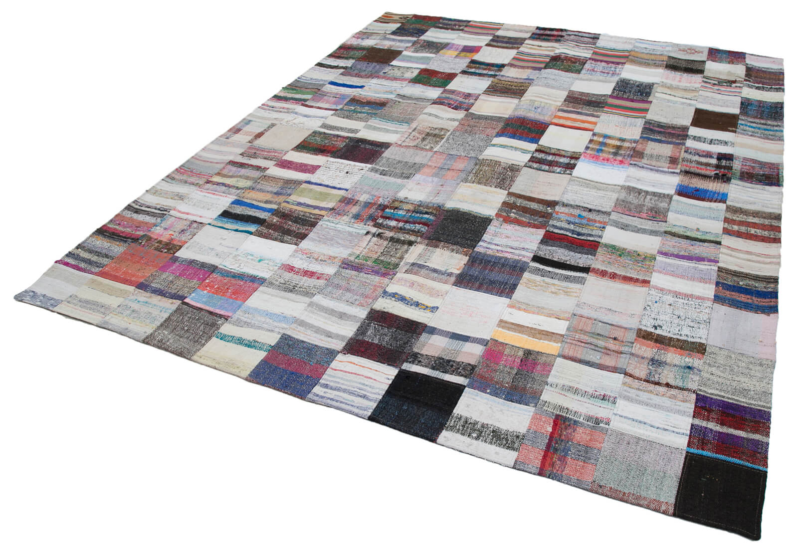 8x10 Multicolor Kilim Patchwork Rug - 30424