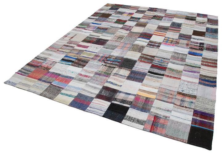 8x10 Multicolor Kilim Patchwork Rug - 30424