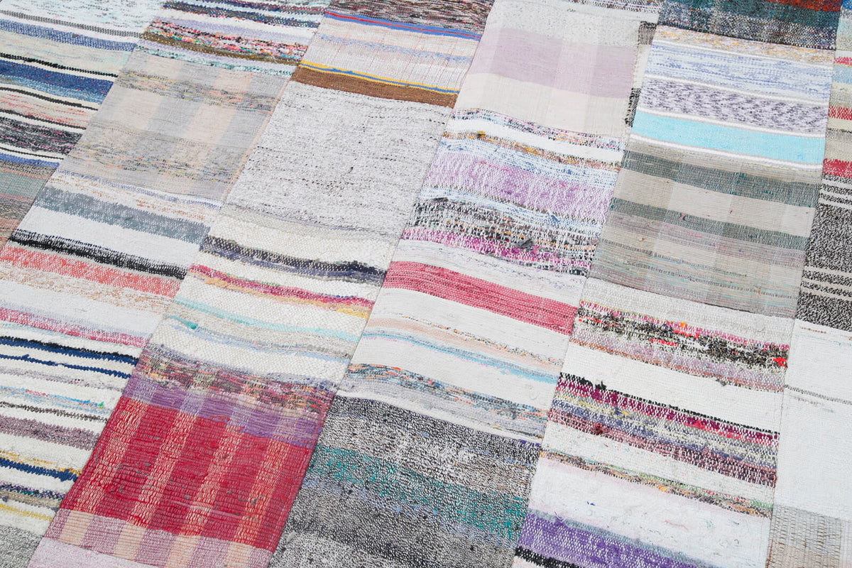 8x10 Multicolor Kilim Patchwork Rug - 30425