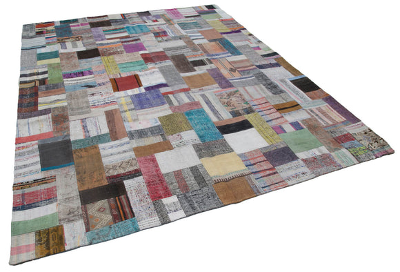 8x10 Multicolor Kilim Patchwork Rug - 30426