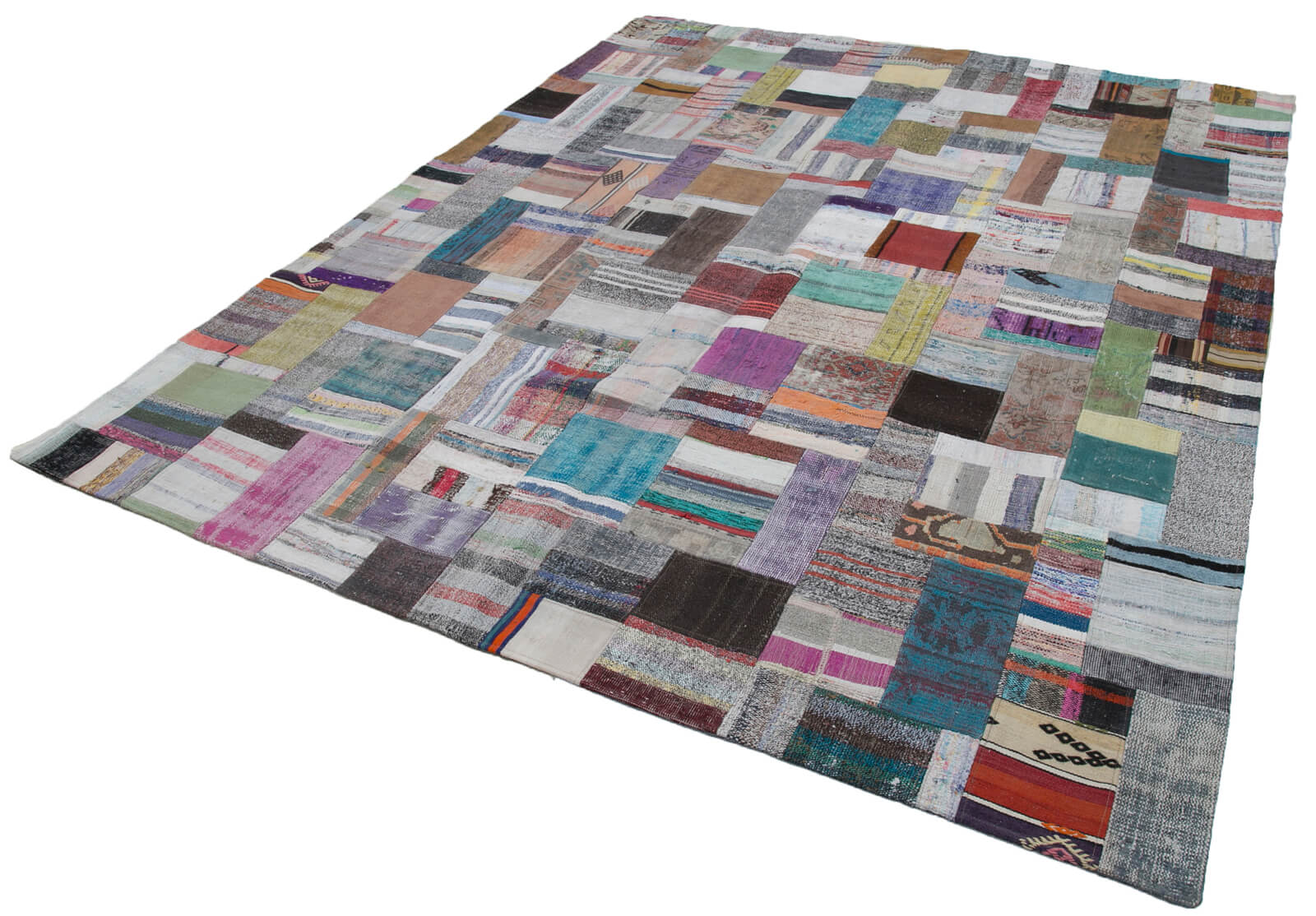 8x10 Multicolor Kilim Patchwork Rug - 30426