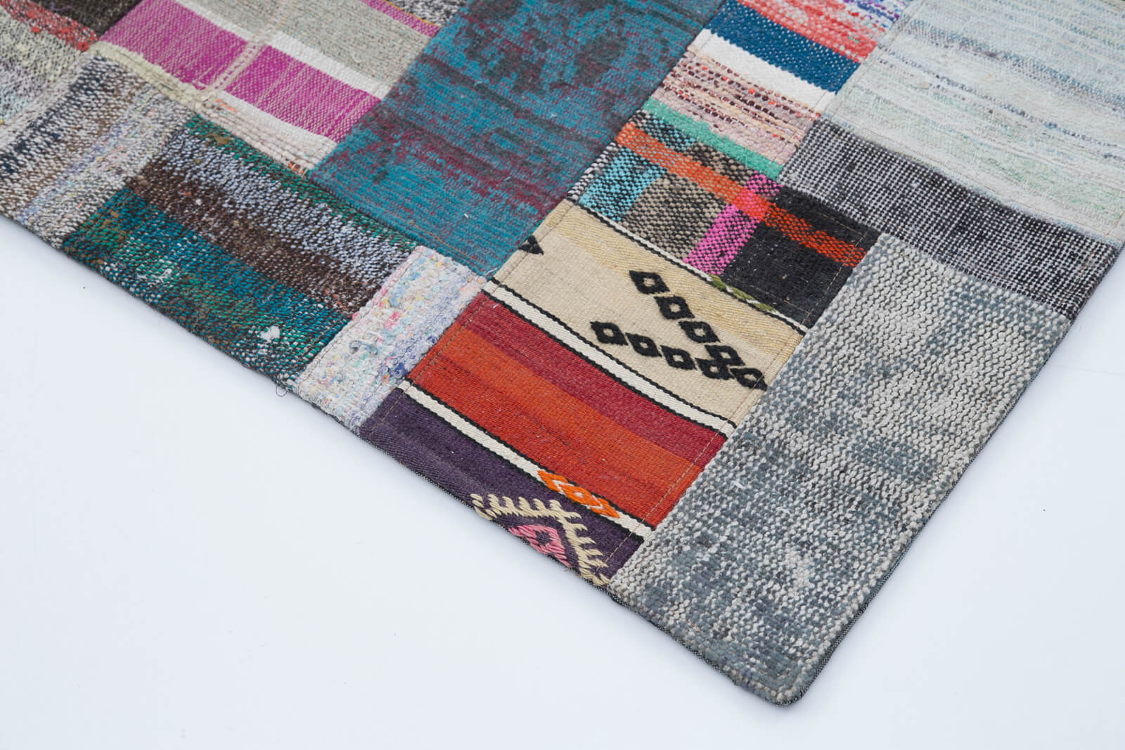 8x10 Multicolor Kilim Patchwork Rug - 30426