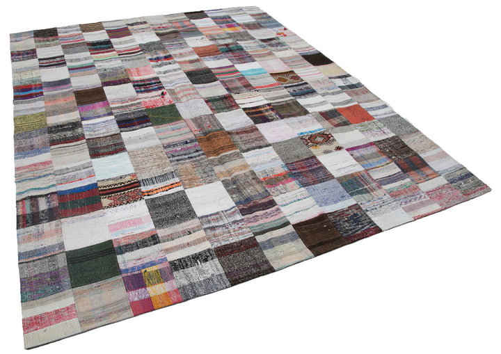 8x10 Multicolor Kilim Patchwork Rug - 30427