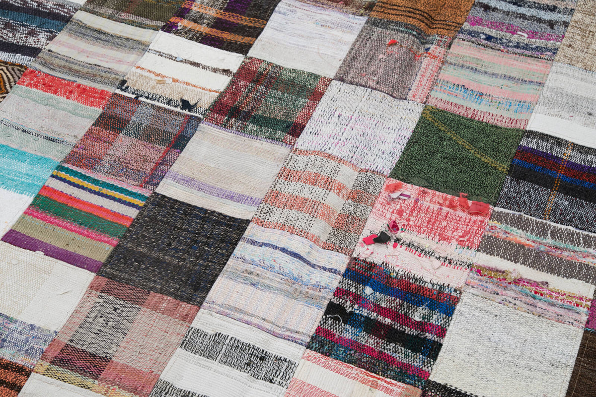 8x10 Multicolor Kilim Patchwork Rug - 30427