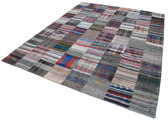 8x10 Multicolor Kilim Patchwork Rug - 30428