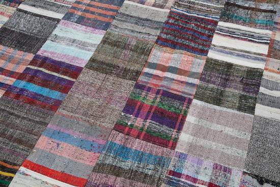 8x10 Multicolor Kilim Patchwork Rug - 30428