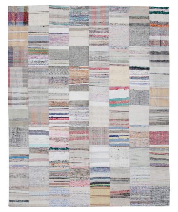 8x10 Multicolor Kilim Patchwork Rug - 30429