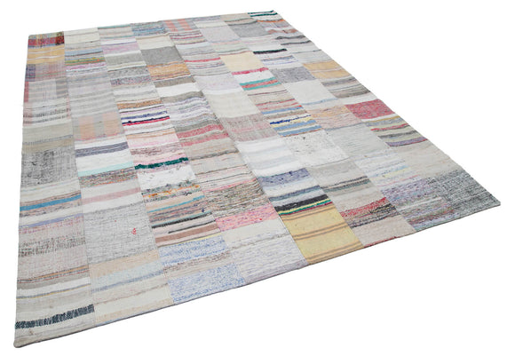 8x10 Multicolor Kilim Patchwork Rug - 30429