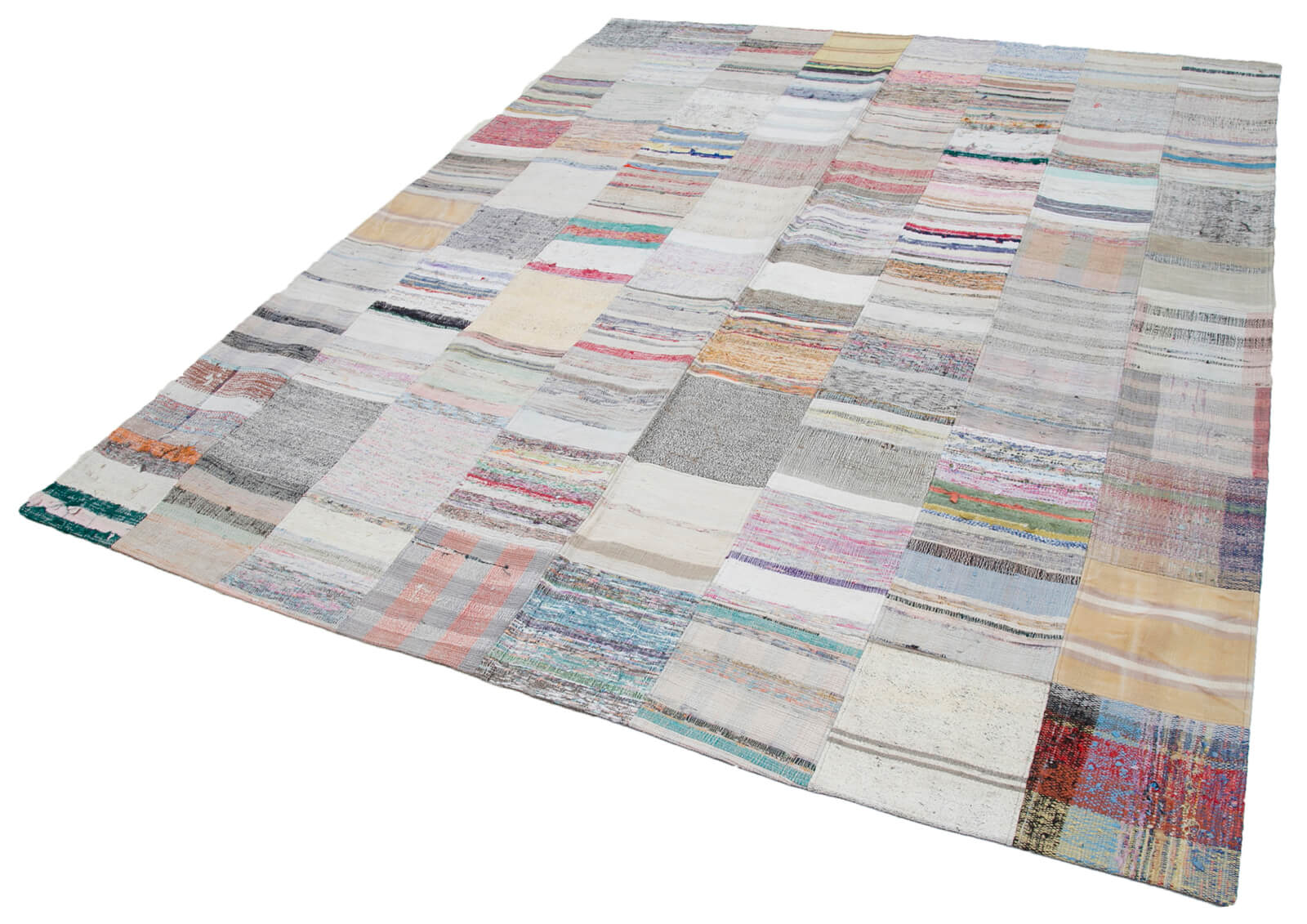 8x10 Multicolor Kilim Patchwork Rug - 30429