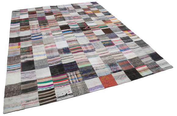 8x10 Multicolor Kilim Patchwork Rug - 30430