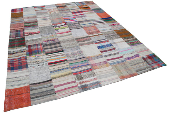 8x10 Multicolor Kilim Patchwork Rug - 30431