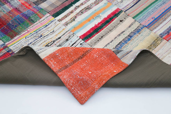 8x10 Multicolor Kilim Patchwork Rug - 30431