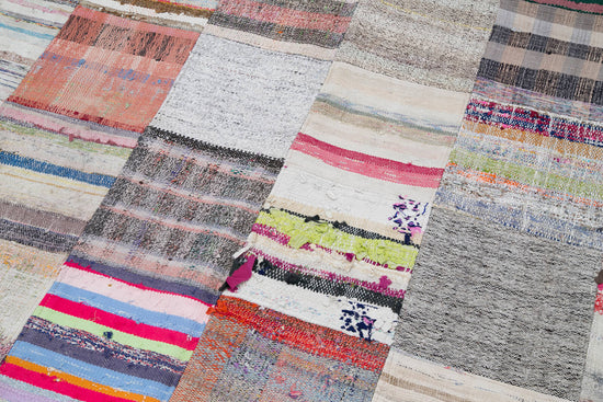 8x10 Multicolor Kilim Patchwork Rug - 30431