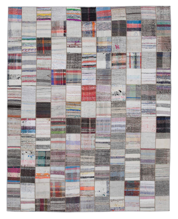 8x10 Multicolor Kilim Patchwork Rug - 30432