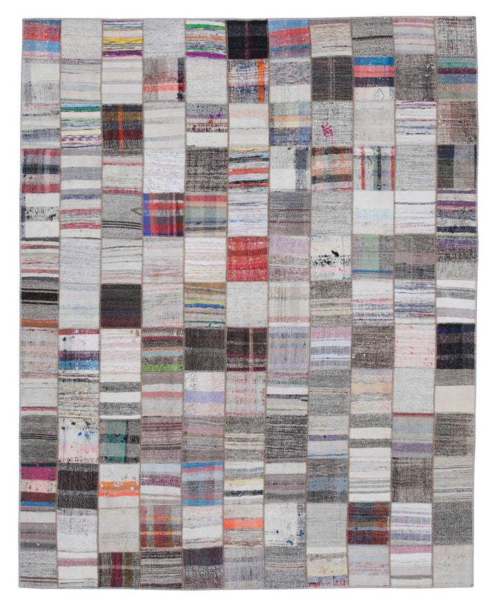 8x10 Multicolor Kilim Patchwork Rug - 30432