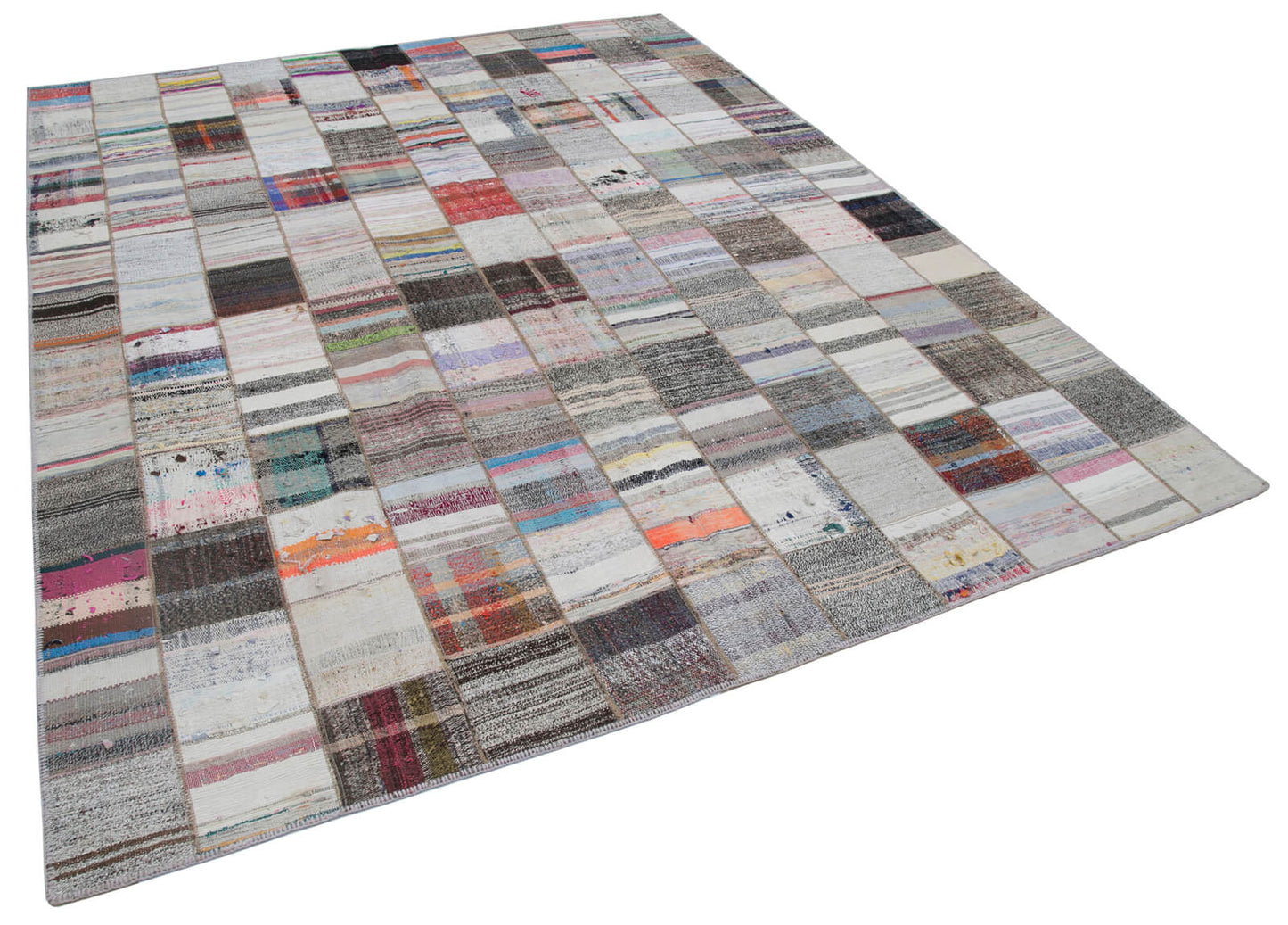 8x10 Multicolor Kilim Patchwork Rug - 30432