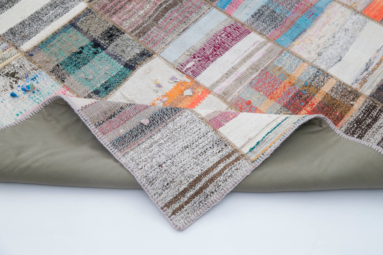 8x10 Multicolor Kilim Patchwork Rug - 30432