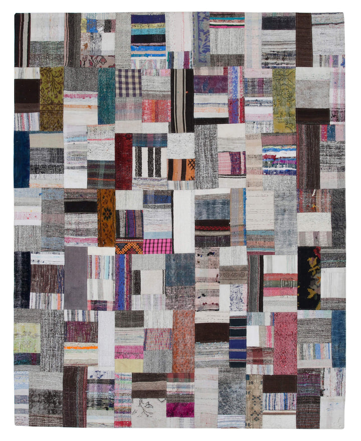 8x10 Multicolor Kilim Patchwork Rug - 30433