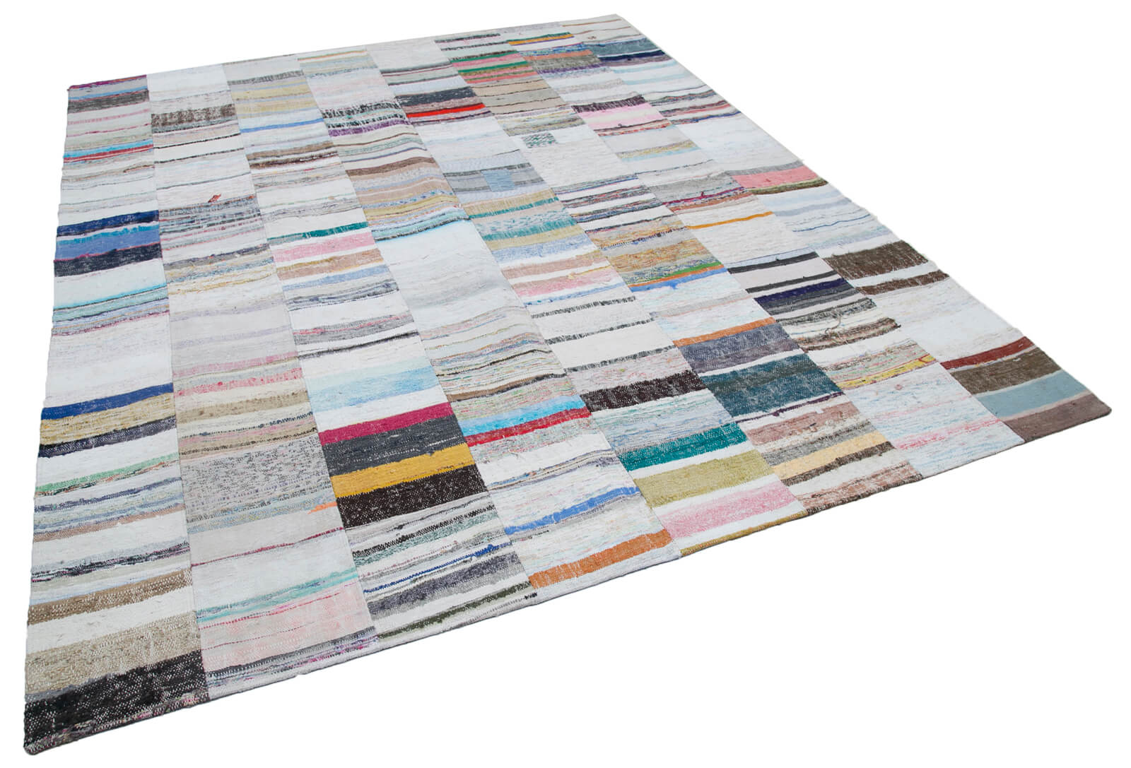 8x10 Multicolor Kilim Patchwork Rug - 30434