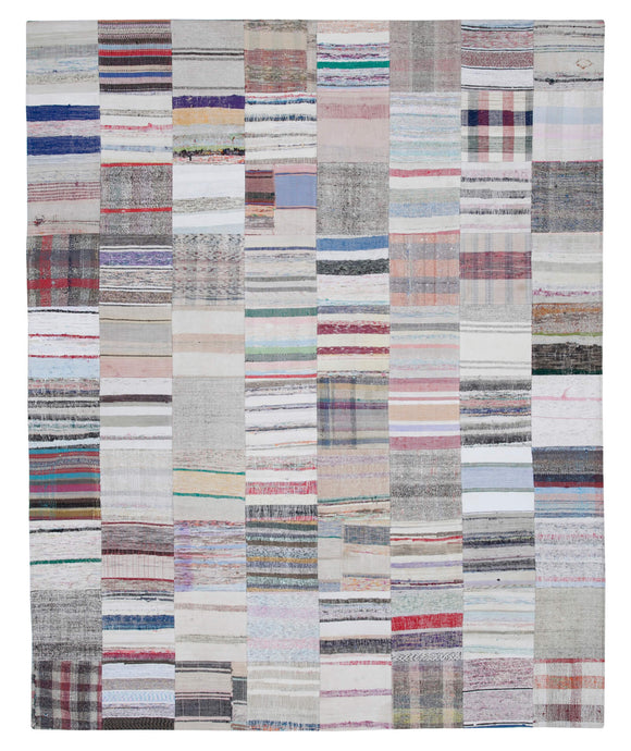 8x10 Multicolor Kilim Patchwork Rug - 30435