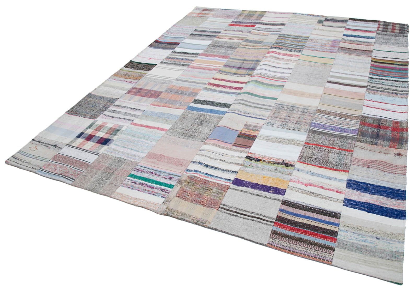 8x10 Multicolor Kilim Patchwork Rug - 30435