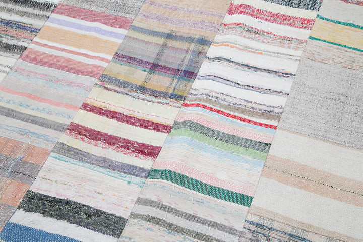 8x10 Multicolor Kilim Patchwork Rug - 30435