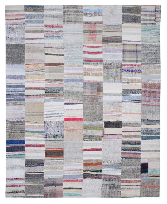 8x10 Multicolor Kilim Patchwork Rug - 30436
