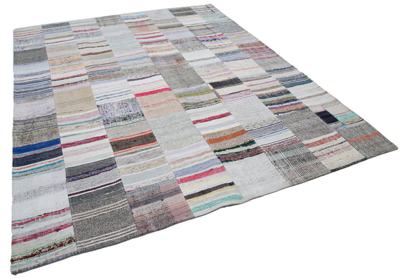 8x10 Multicolor Kilim Patchwork Rug - 30436