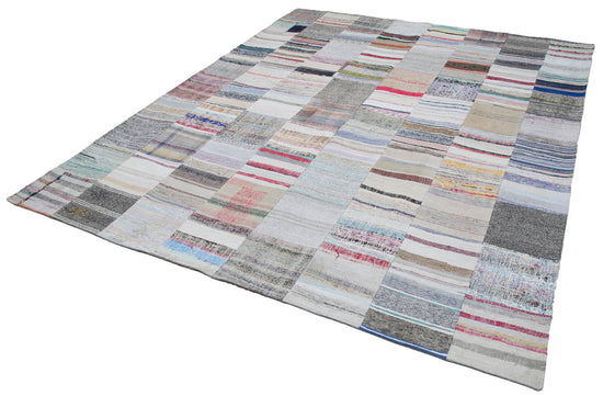 8x10 Multicolor Kilim Patchwork Rug - 30436
