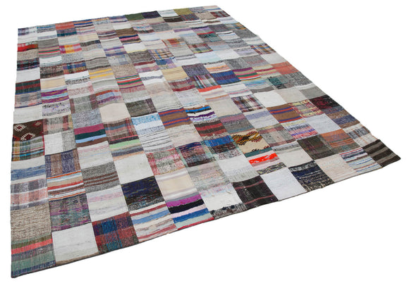 8x10 Multicolor Kilim Patchwork Rug - 30437