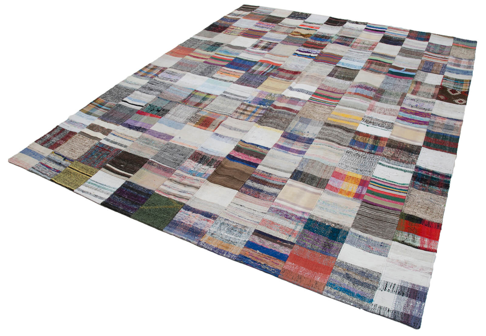 8x10 Multicolor Kilim Patchwork Rug - 30437