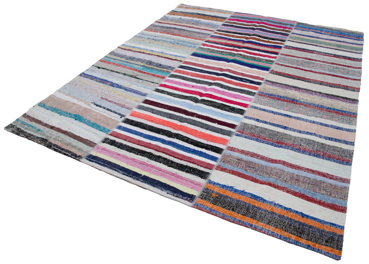 8x10 Multicolor Kilim Patchwork Rug - 30440