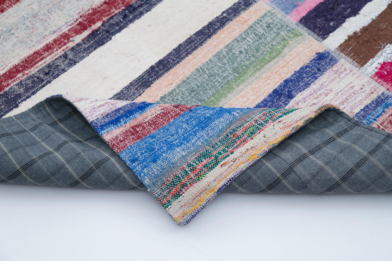 8x10 Multicolor Kilim Patchwork Rug - 30440