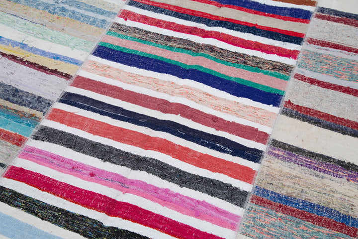 8x10 Multicolor Kilim Patchwork Rug - 30440