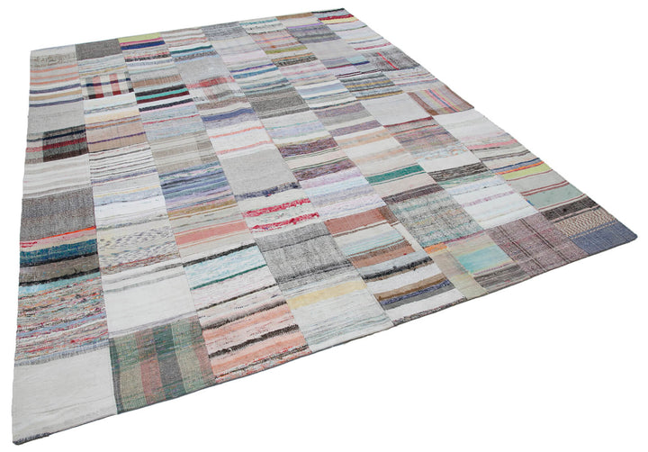 8x10 Multicolor Kilim Patchwork Rug - 30442