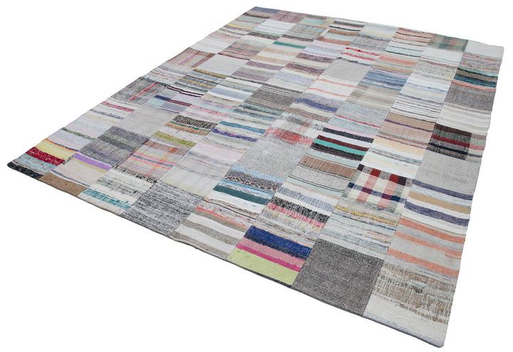 8x10 Multicolor Kilim Patchwork Rug - 30442