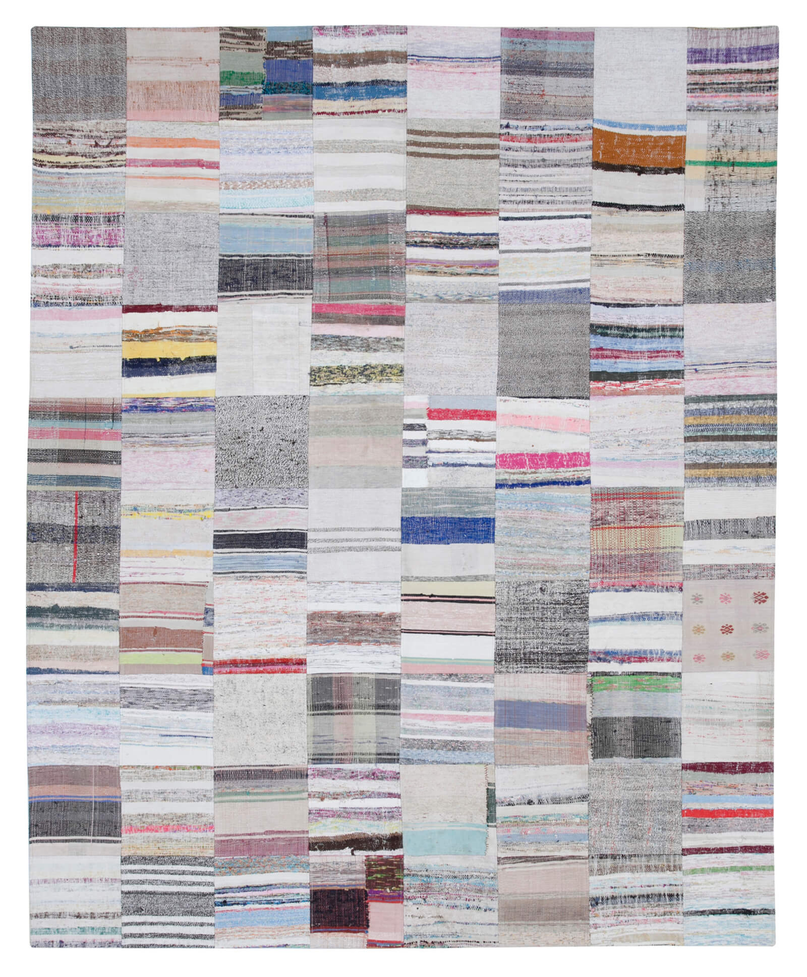 8x10 Multicolor Kilim Patchwork Rug - 30444