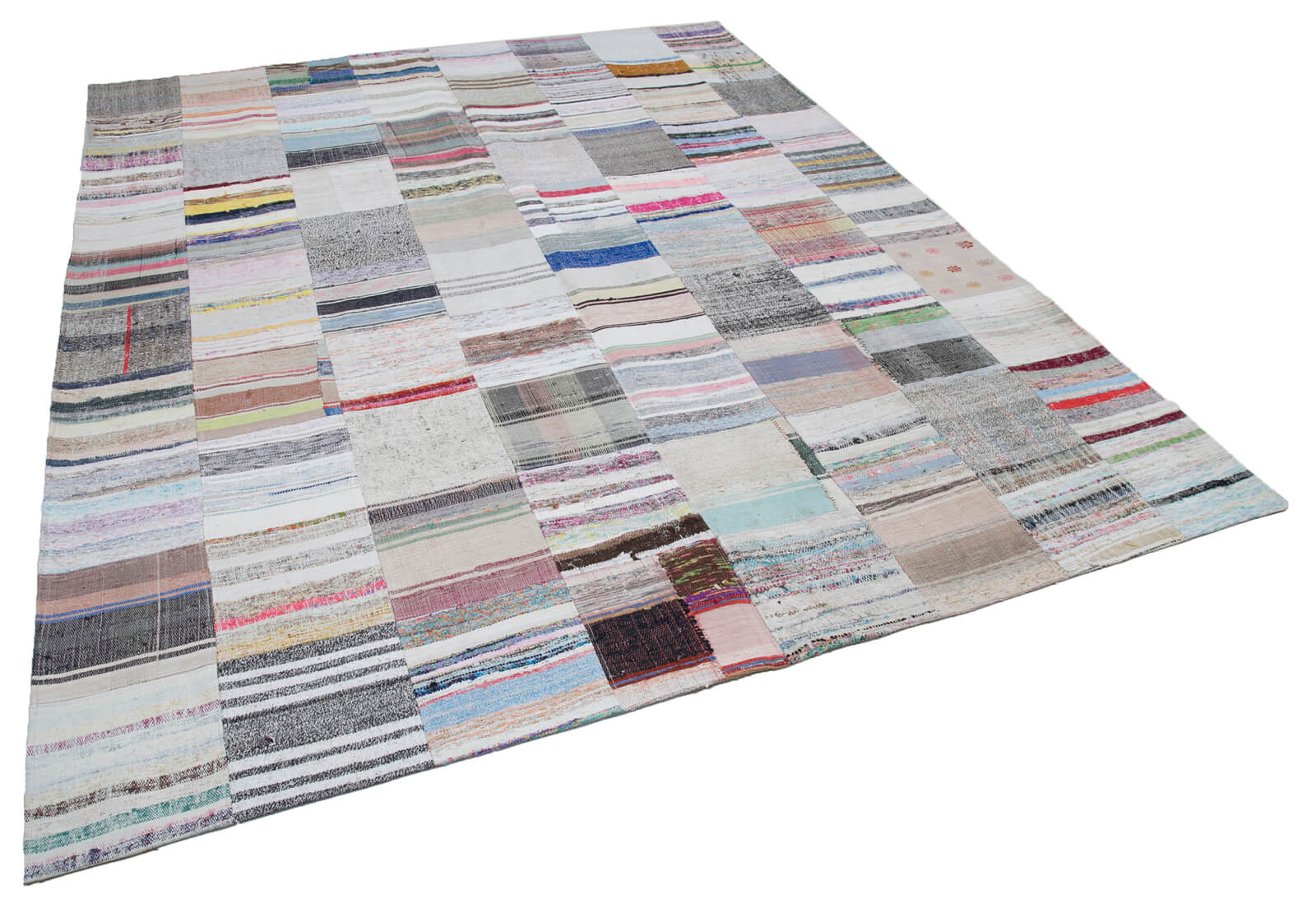 8x10 Multicolor Kilim Patchwork Rug - 30444