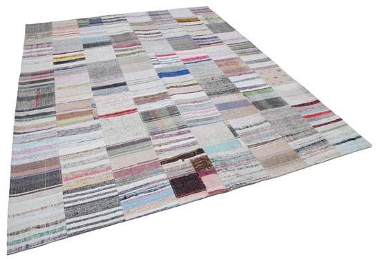 8x10 Multicolor Kilim Patchwork Rug - 30444