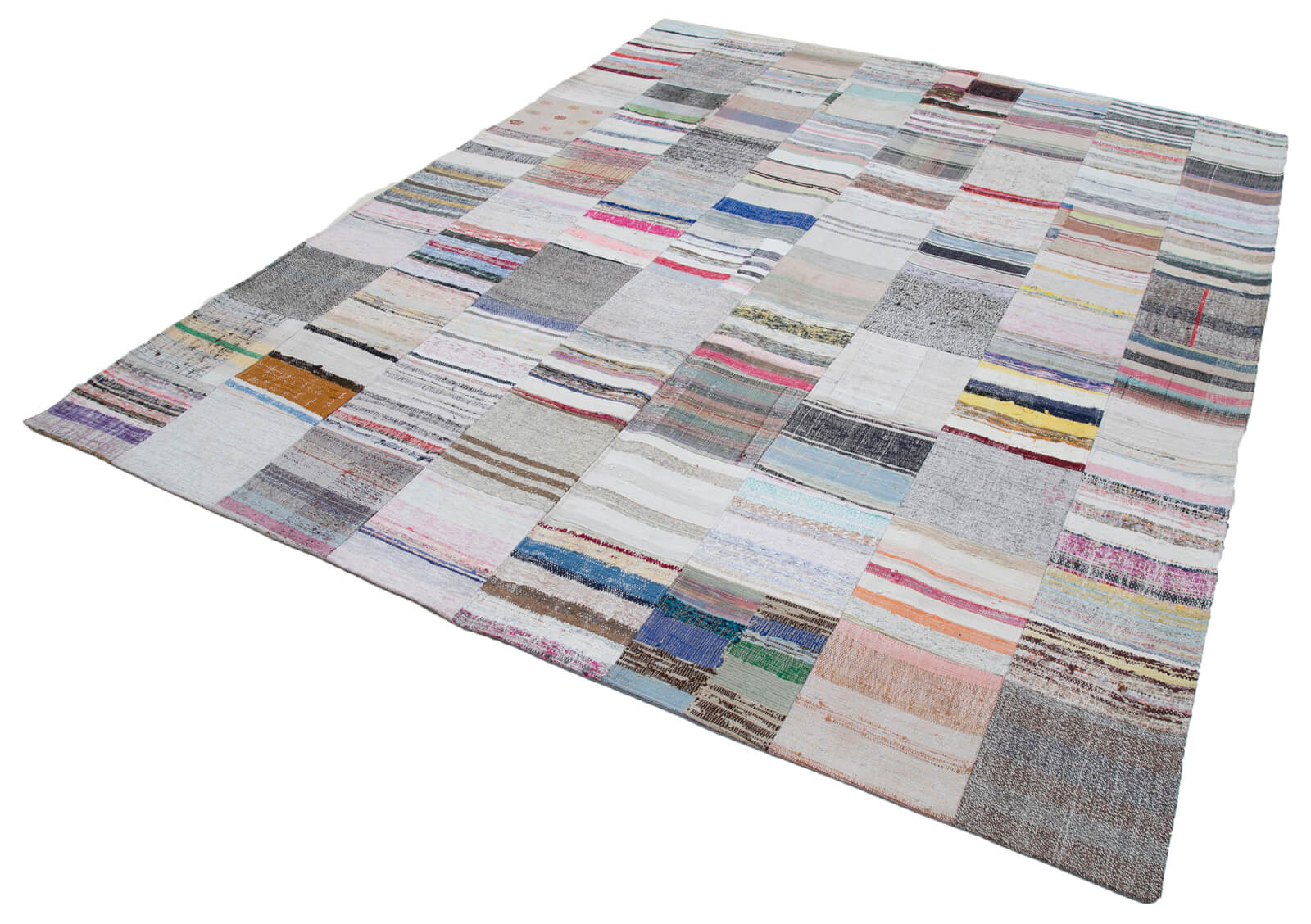 8x10 Multicolor Kilim Patchwork Rug - 30444