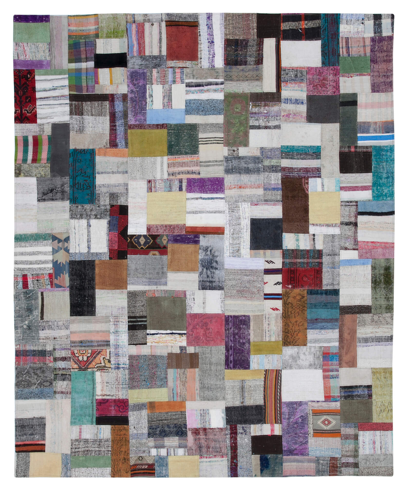 8x10 Multicolor Kilim Patchwork Rug - 30445