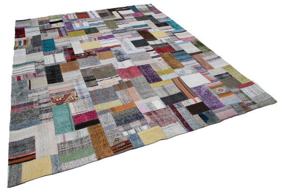 8x10 Multicolor Kilim Patchwork Rug - 30445