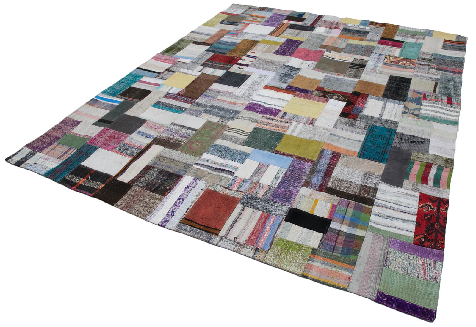 8x10 Multicolor Kilim Patchwork Rug - 30445