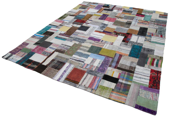 8x10 Multicolor Kilim Patchwork Rug - 30445